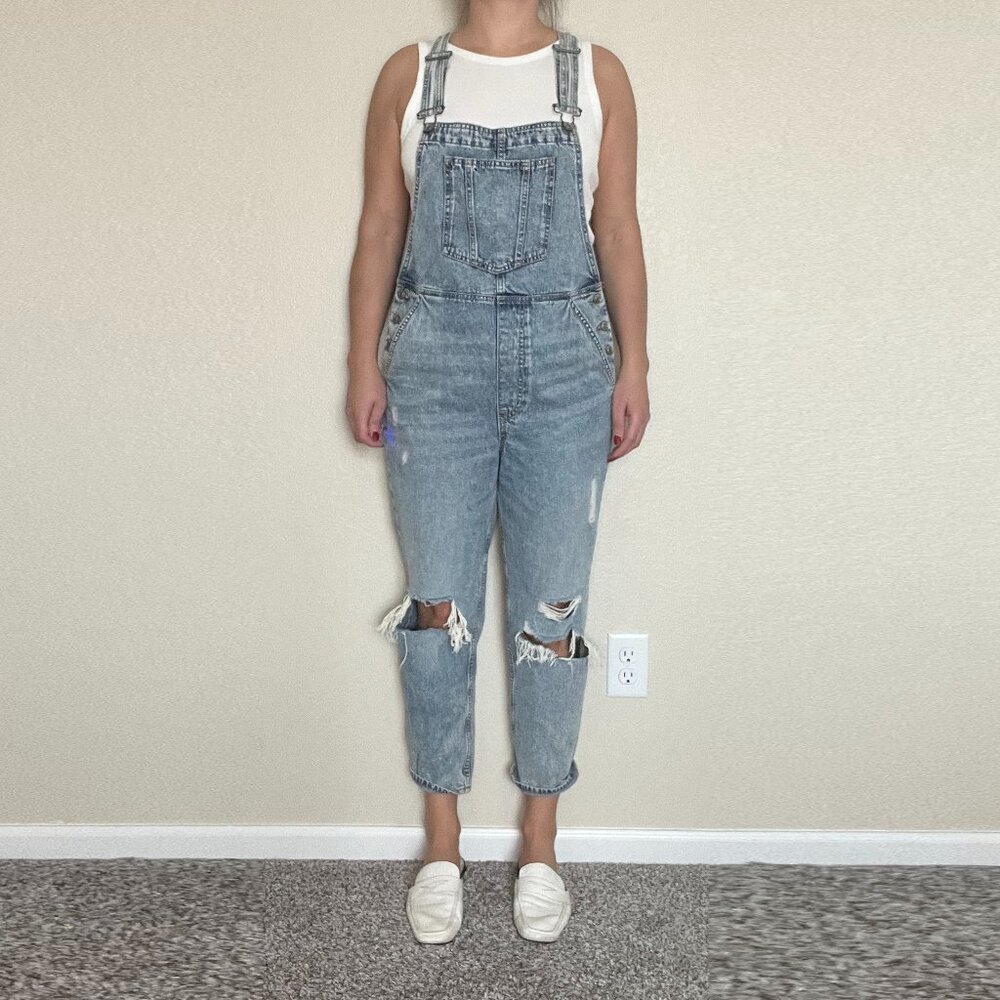 H&M Divided Denim Overall Size 6 - Picture 1 of 11